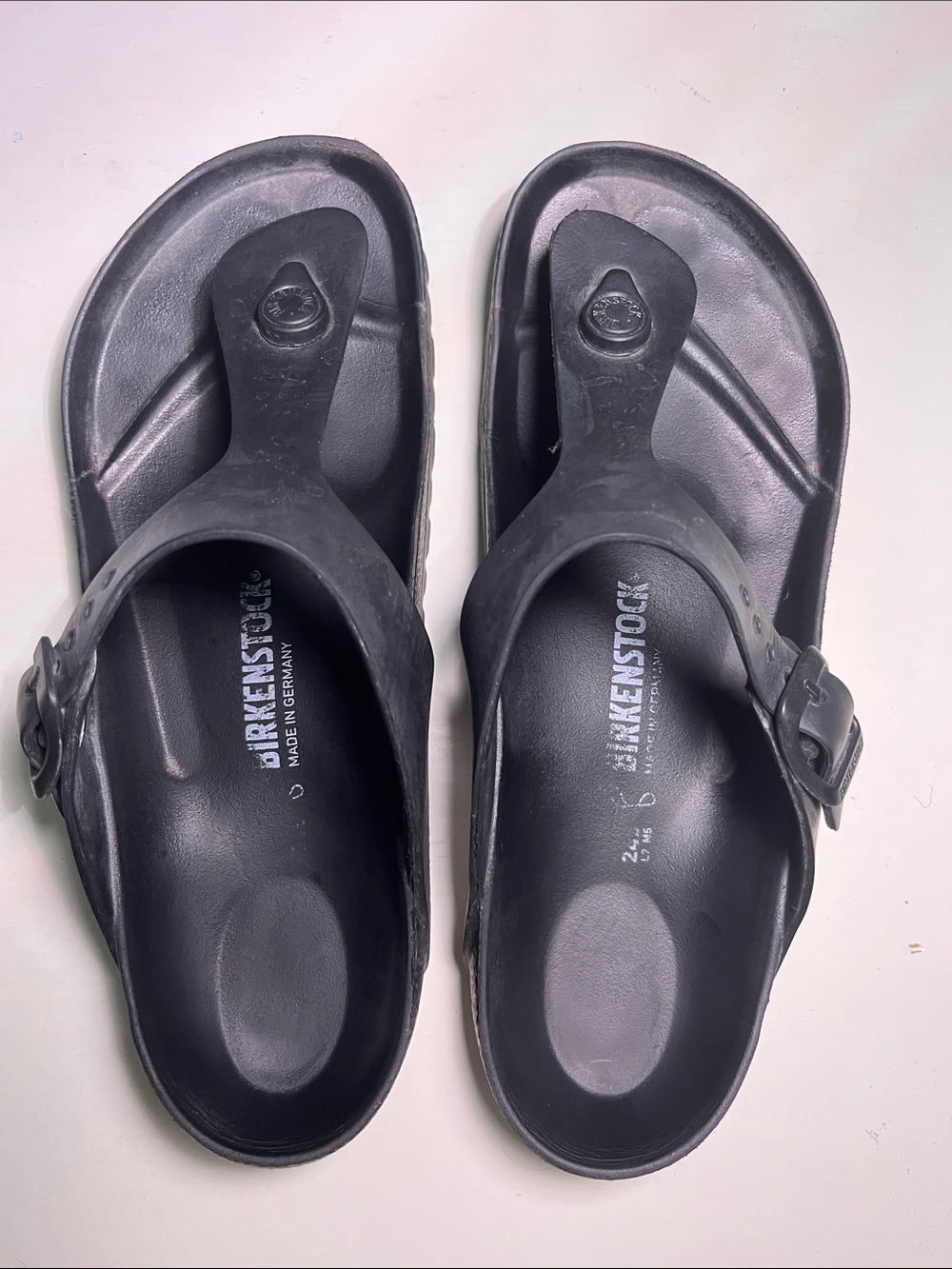 Birkenstock Black Women’s Gizeh EVA Thong Sandals